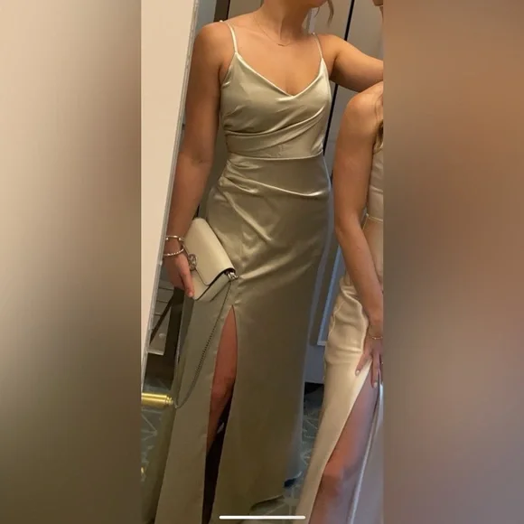 Birdy Grey Neutral Champagne Dress - Picture 3 of 6